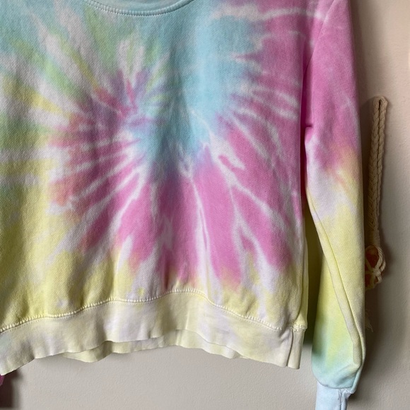 NWOT pastel tie dye crew - Picture 6 of 8